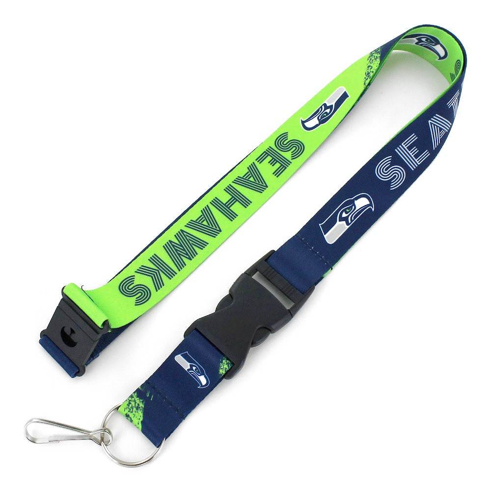 Seattle Seahawks Lanyard Crossfade Design Double Sided - ToylandEU