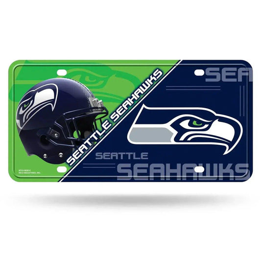  Seattle Seahawks Metal License Plate Officially Licensed -  ToylandEU™