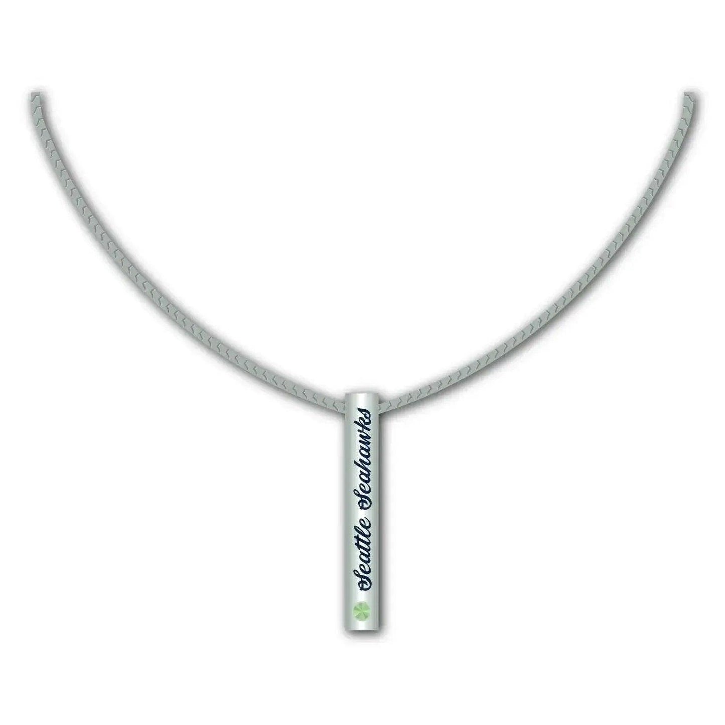  Seattle Seahawks Necklace Silver Bar Pendant Charm -  ToylandEU™