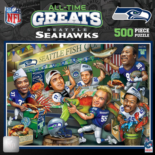 Seattle Seahawks Official All Time Greats Puzzle 500 Pieces - ToylandEU