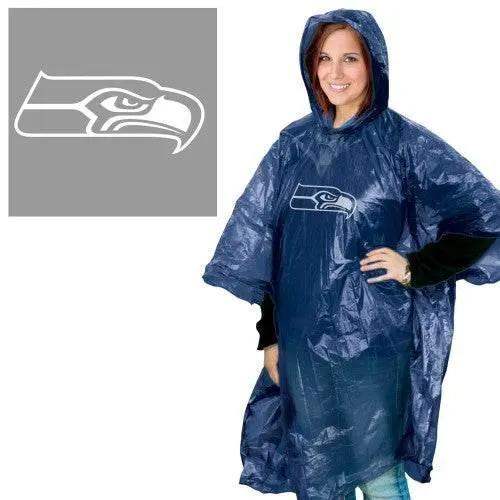  Seattle Seahawks Rain Poncho Lightweight One Size Wincraft -  ToylandEU™