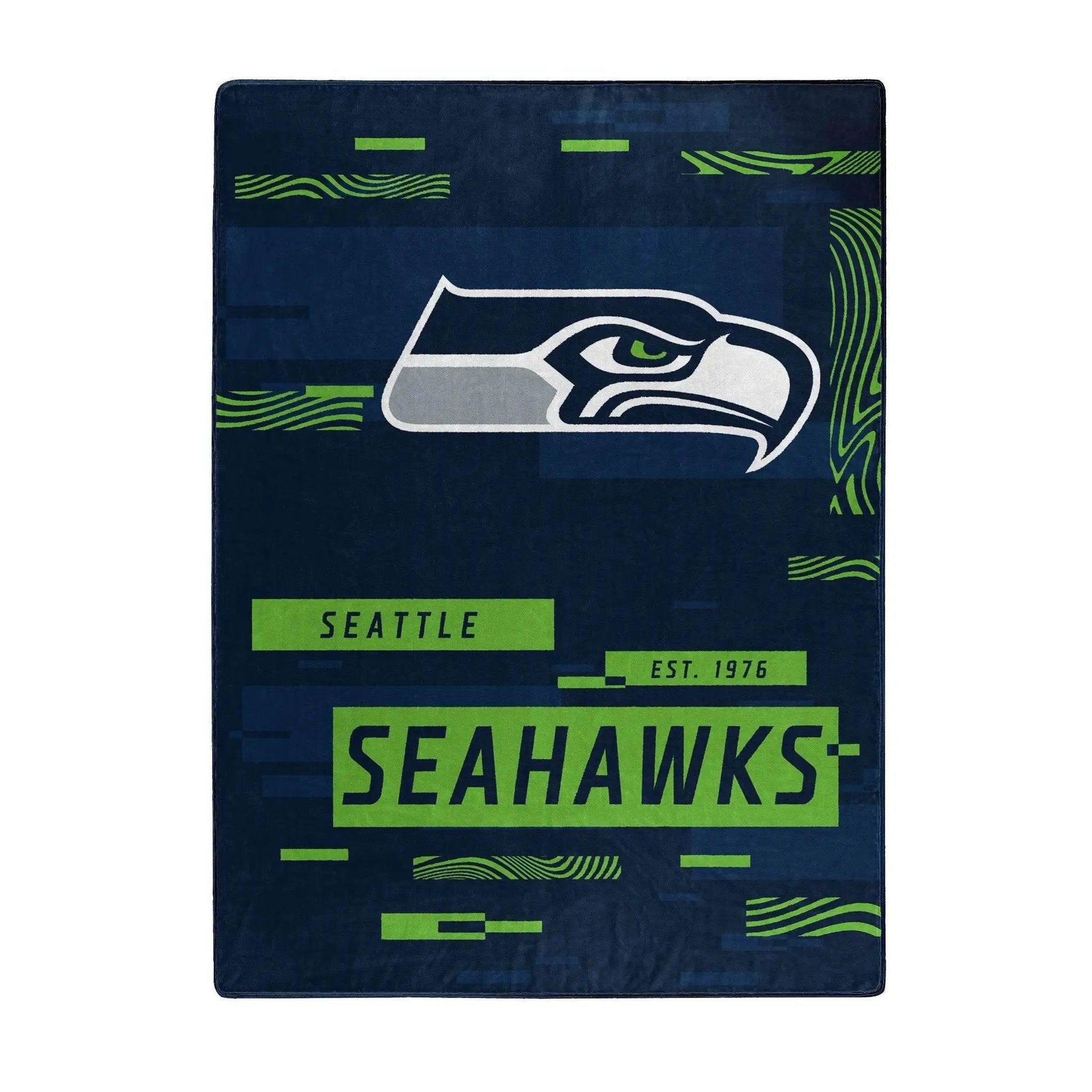  Seattle Seahawks Raschel Blanket 60x80 Digital Design -  ToylandEU™
