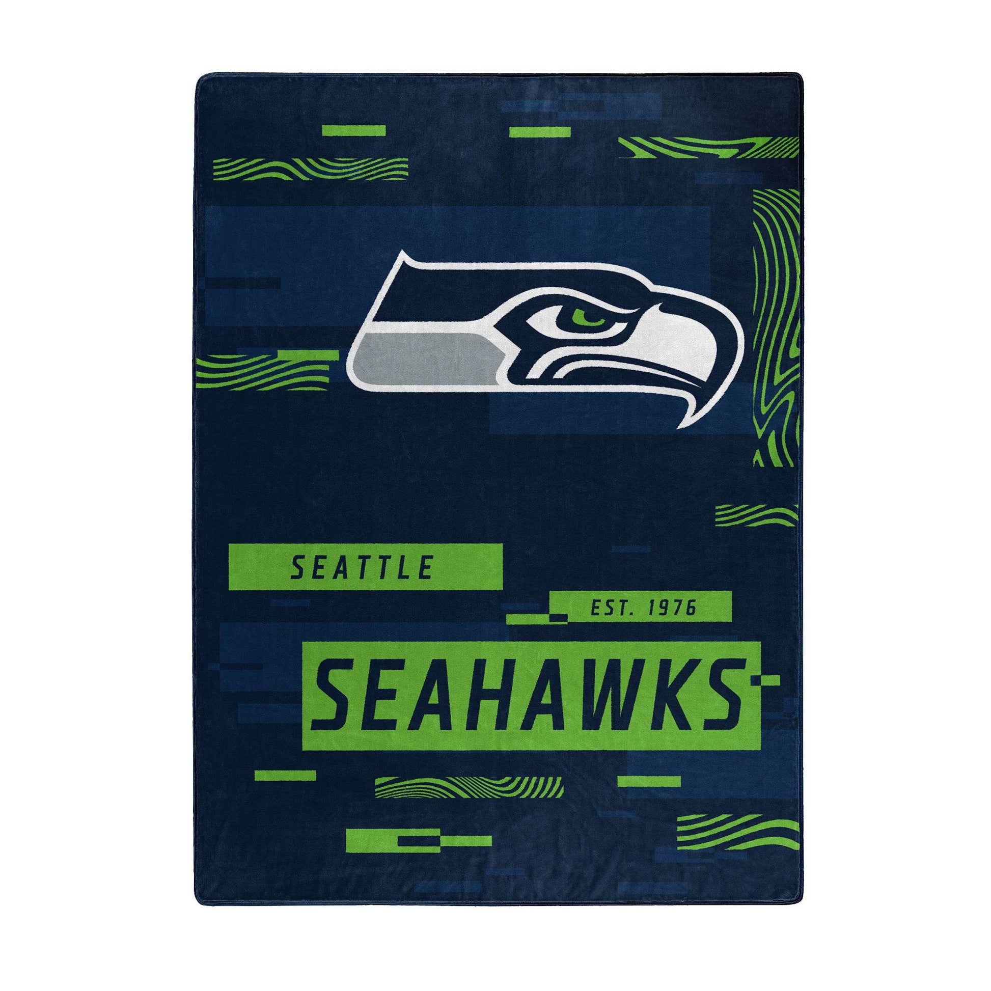Seattle Seahawks Raschel Blanket 60x80 Digital Design - ToylandEU