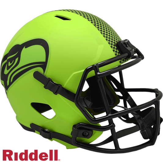 Seattle Seahawks Riddell Replica Helmet Rave Alternate - ToylandEU