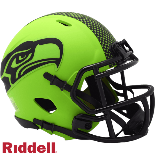 Seattle Seahawks Riddell Replica Mini Speed Rave Helmet - ToylandEU
