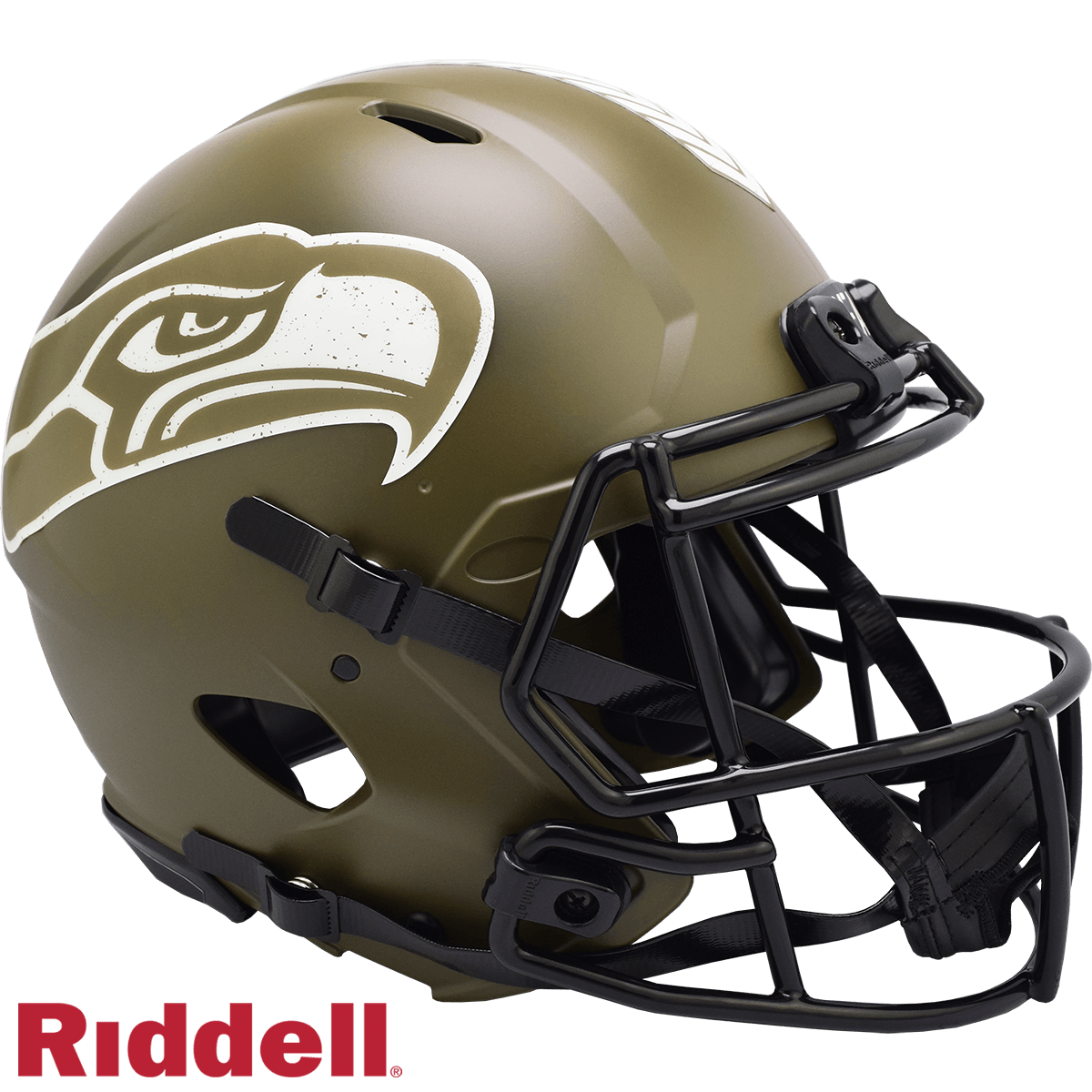 Seattle Seahawks Riddell Salute to Service Helmet 2022 - ToylandEU