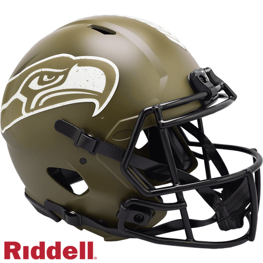 Seattle Seahawks Riddell Salute to Service Helmet 2022 - ToylandEU