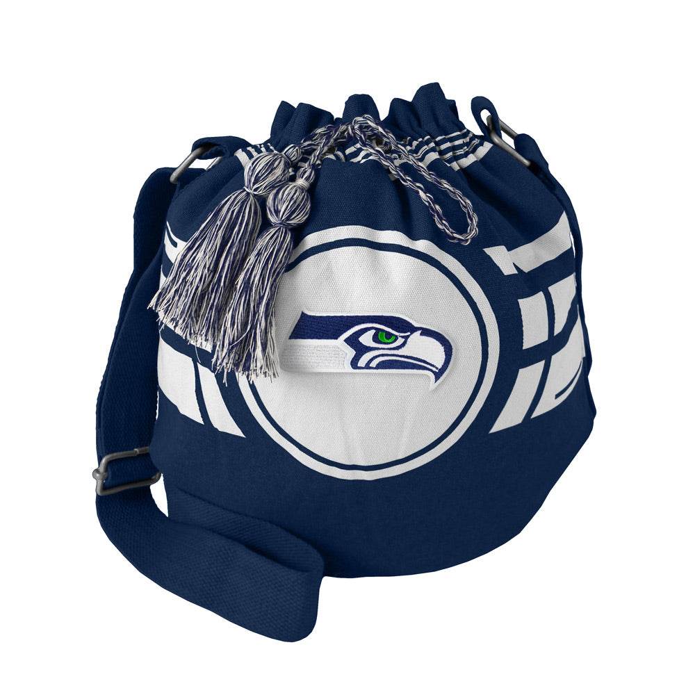 Seattle Seahawks Ripple Drawstring Bucket Bag Little Earth - ToylandEU
