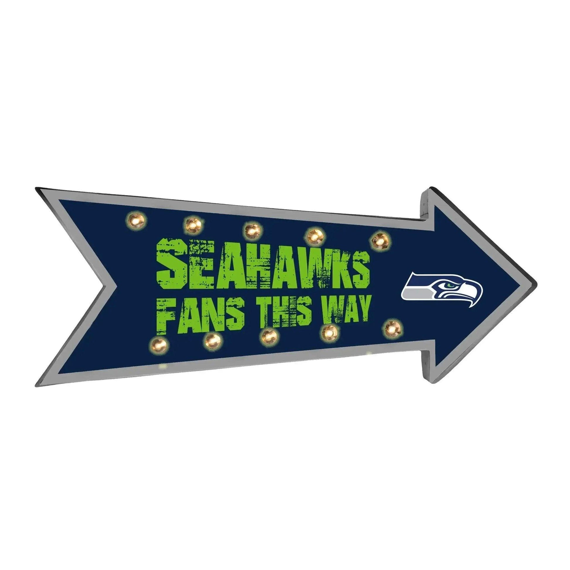  Seattle Seahawks Running Light Arrow Marquee Sign LED -  ToylandEU™