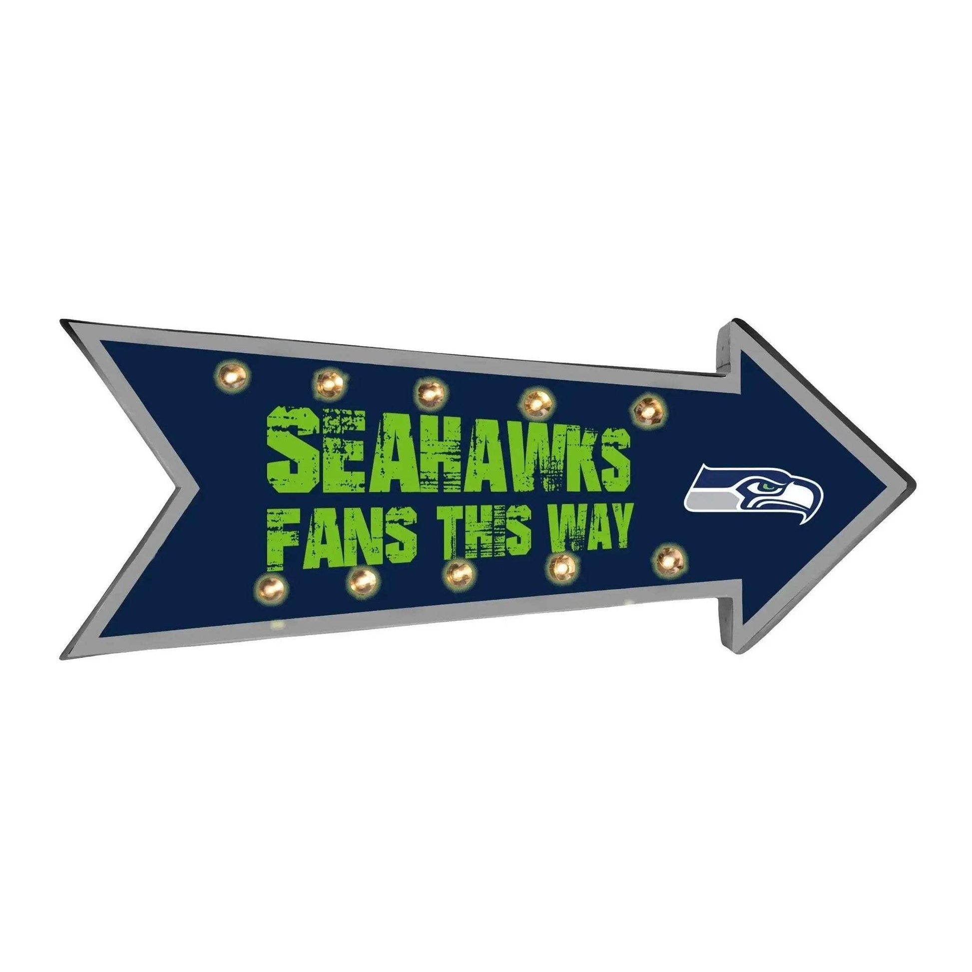  Seattle Seahawks Running Light Arrow Marquee Sign LED -  ToylandEU™