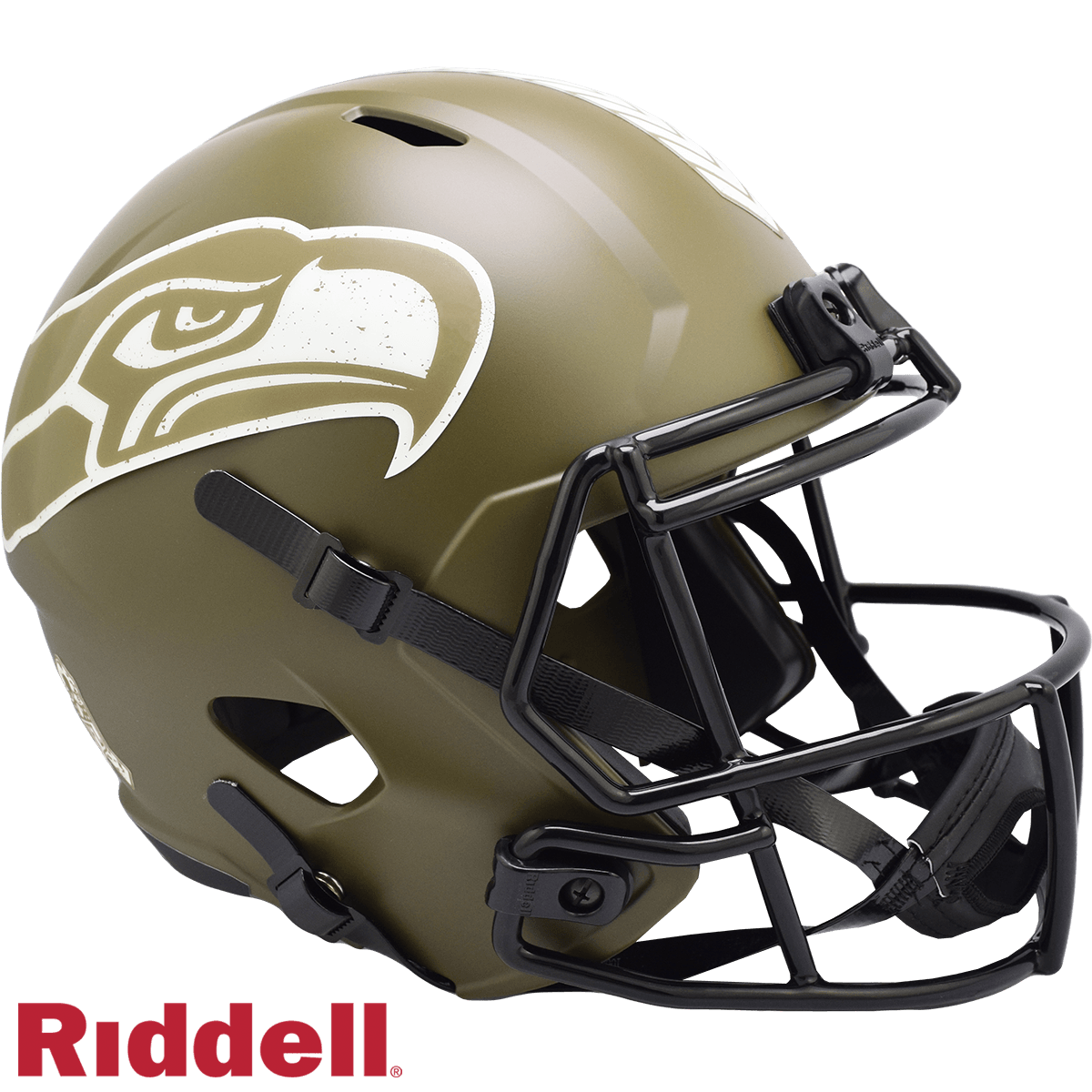 Seattle Seahawks Salute To Service Riddell Replica Helmet - ToylandEU