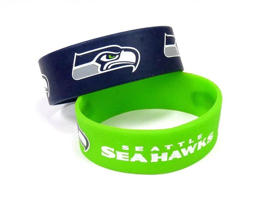  Seattle Seahawks Two Pack Wide Bracelets Aminco Licensed -  ToylandEU™