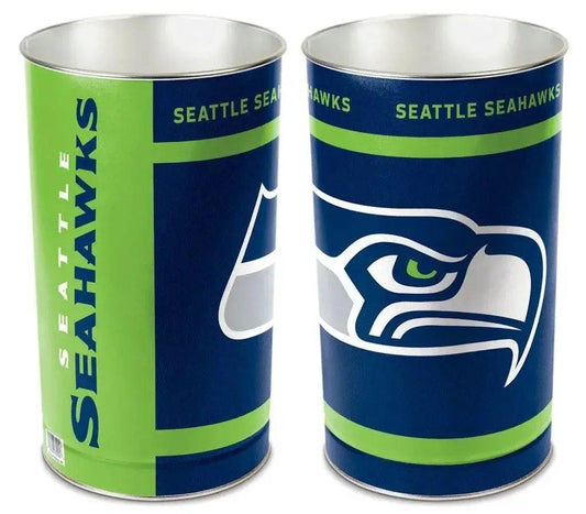  Seattle Seahawks Wastebasket 15 Inch Metal Trash Can -  ToylandEU™