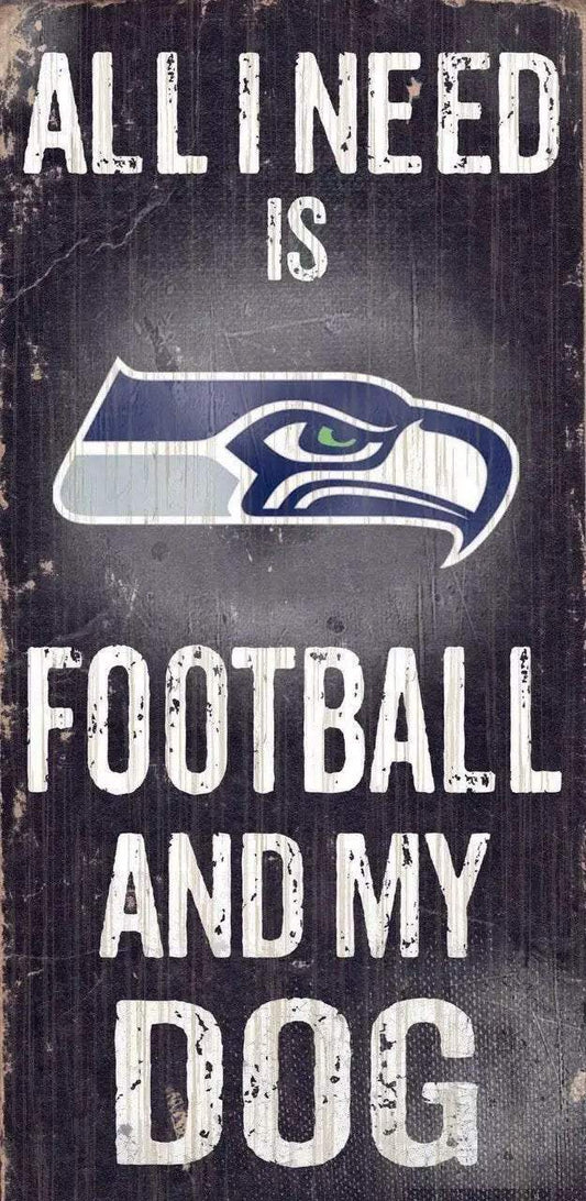  Seattle Seahawks Wood Sign 6 By 12 With Hanging Rope -  ToylandEU™