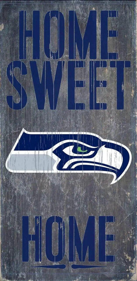  Seattle Seahawks Wood Sign Home Sweet Home 6x12 Inches -  ToylandEU™