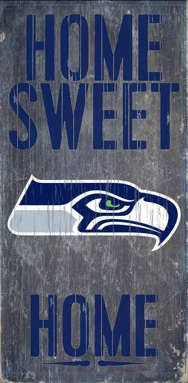  Seattle Seahawks Wood Sign Home Sweet Home 6x12 Inches -  ToylandEU™