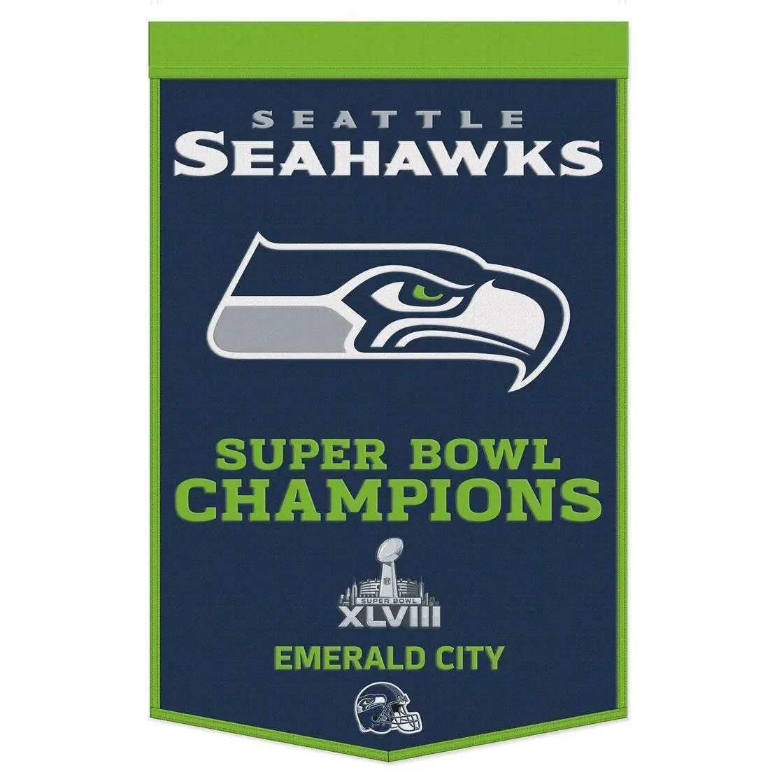 Seattle Seahawks Wool Banner 24x38 Dynasty Champ Design -  ToylandEU™