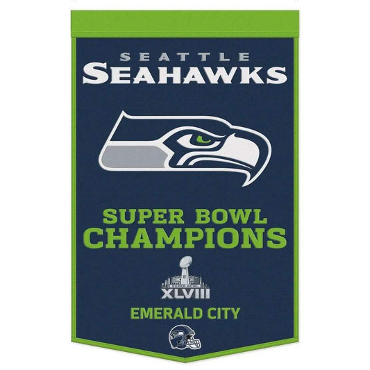  Seattle Seahawks Wool Banner 24x38 Dynasty Champ Design -  ToylandEU™