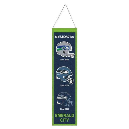  Seattle Seahawks Wool Banner 8x32 Heritage Evolution Design -  ToylandEU™
