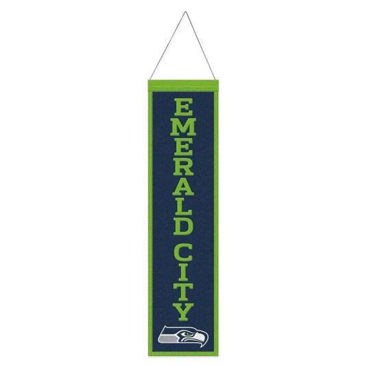  Seattle Seahawks Wool Banner 8x32 Heritage Slogan Design -  ToylandEU™
