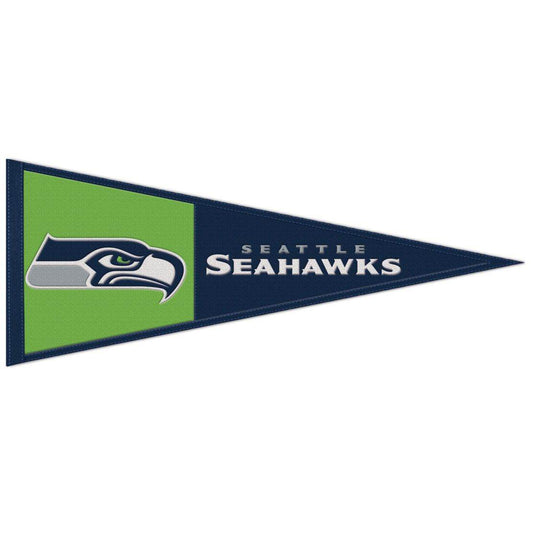 Seattle Seahawks Wool Pennant 13x32 Inches Wincraft - ToylandEU
