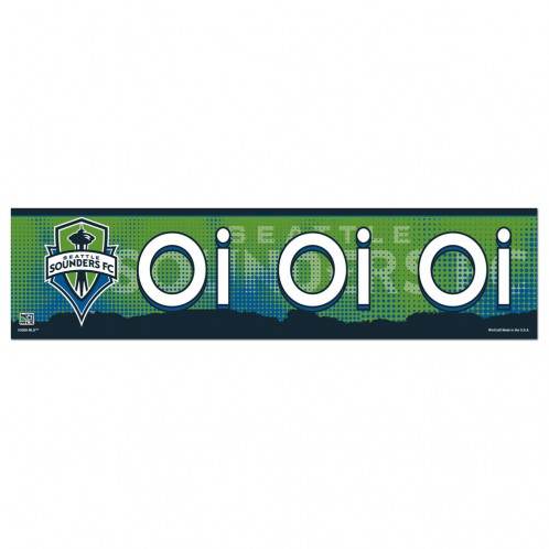 Seattle Sounders FC Decal 3x12 Bumper Strip Oi Oi Design - ToylandEU