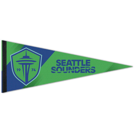 Seattle Sounders Premium Pennant 12x30 Wool Felt Style - ToylandEU