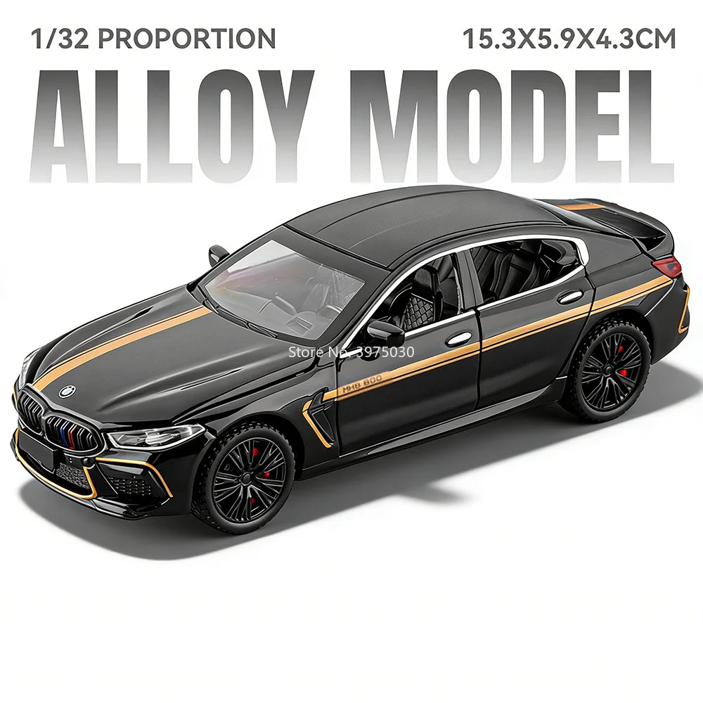 Diecast Car Models | 1:32 Scale | Opening Doors | M4 M8 Models
