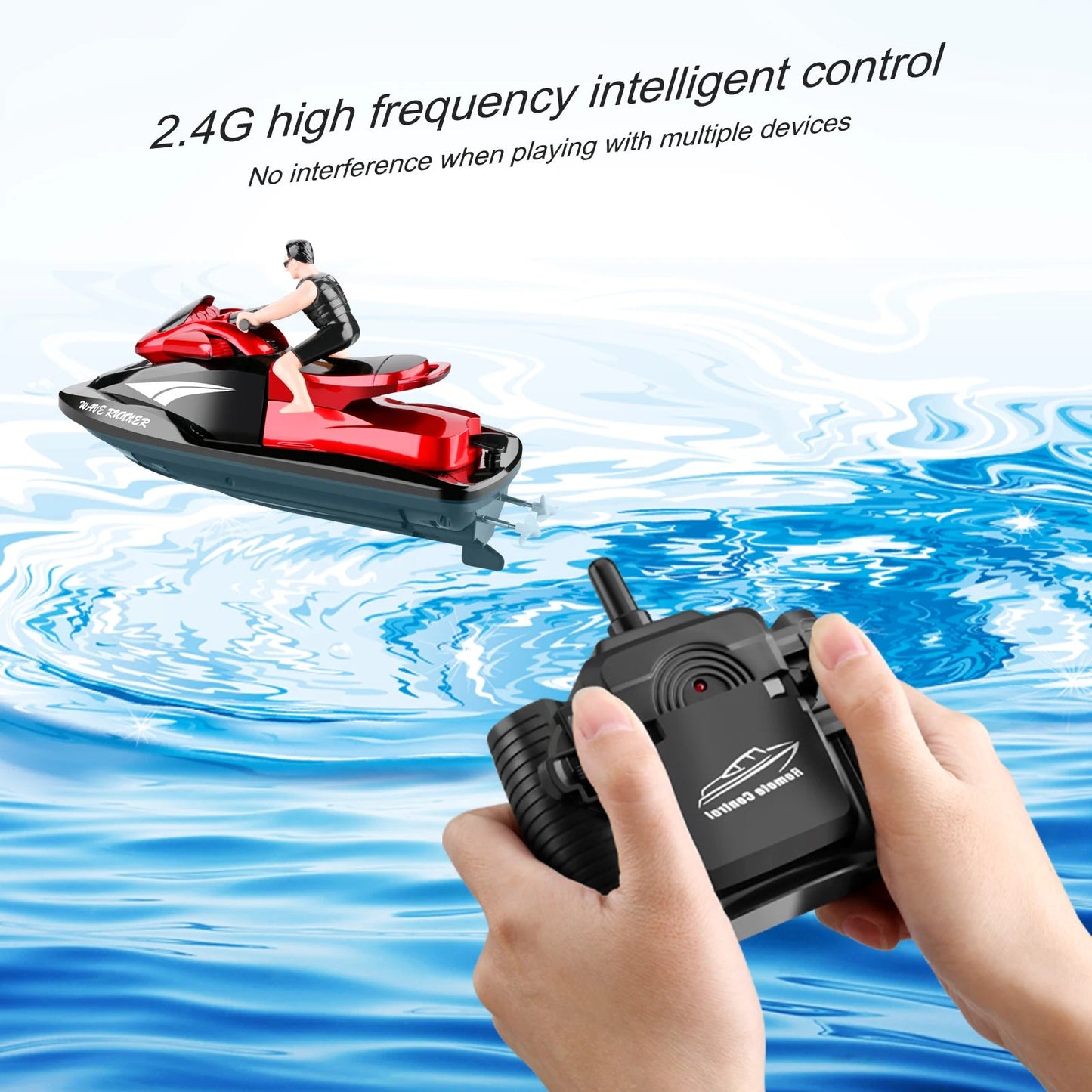 High-Speed RC Boat 809 2.4G Remote Control Motorboat - ToylandEU