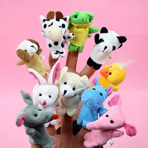 Fairy Tale Finger Puppet Set with 10 Animal Finger Puppets and 6 Plush Toy Finger Puppets ToylandEU.com Toyland EU