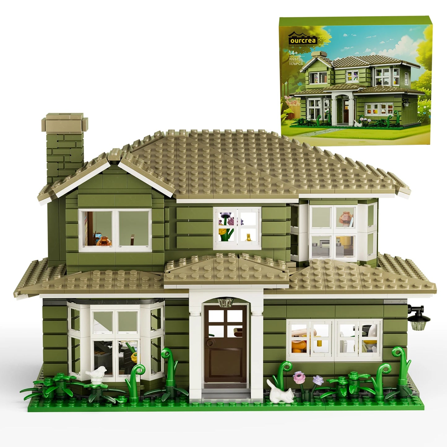 Building Blocks Set | Lego Compatible | 1176 Pieces | Ages 14 and Up