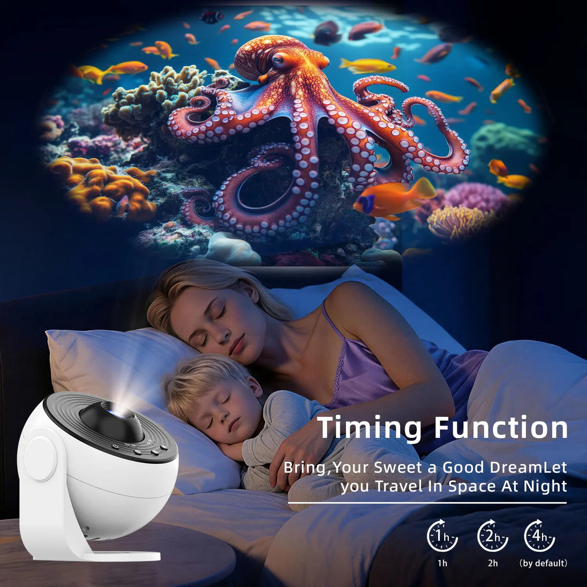 Galaxy Projector | 25 Planetarium Patterns | Remote Control Night Light For Kids Bedroom