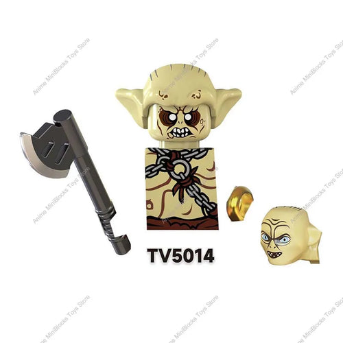 TV6403 Lord Rings Movies Bricks Dolls Goblin Ringwraith Sauron Frodo ToylandEU.com Toyland EU