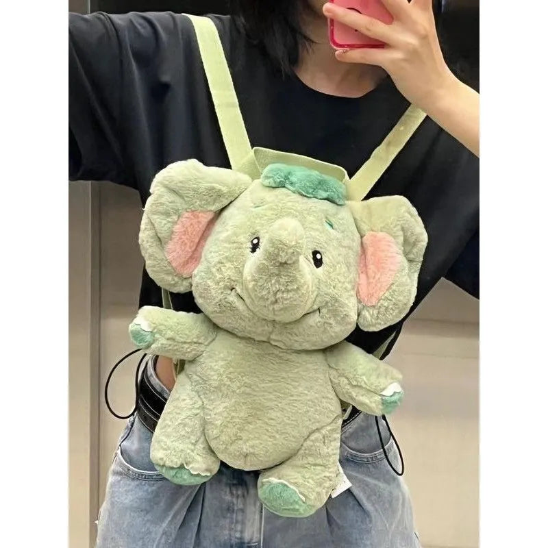 Adorable Plush Elephant Children's Backpack