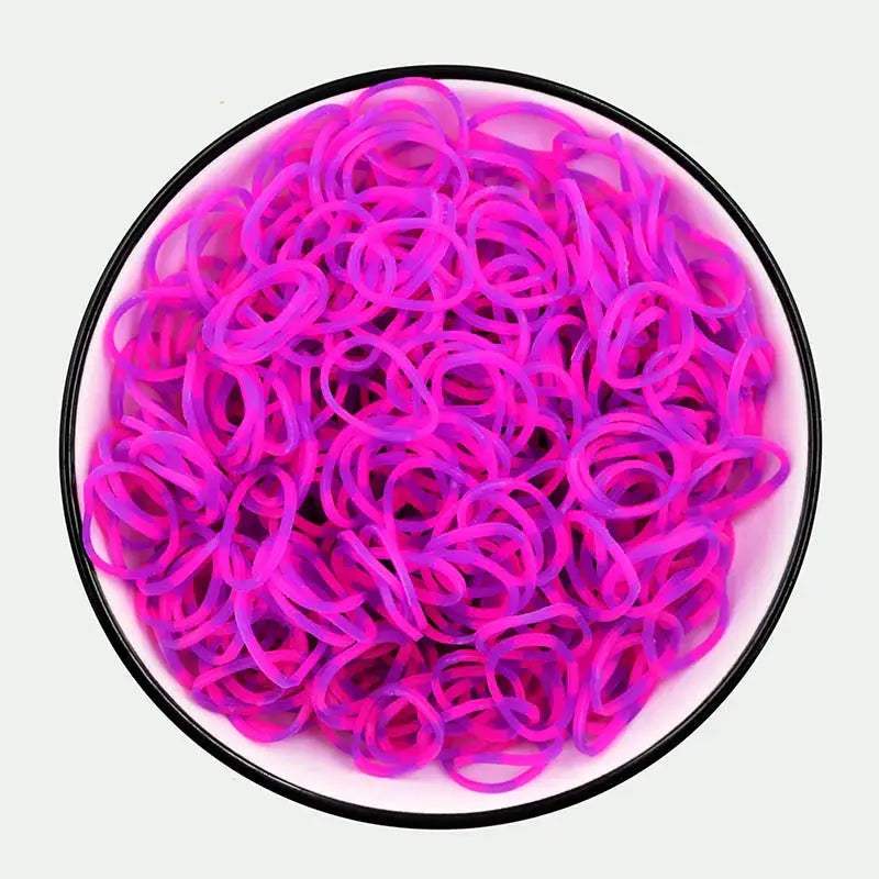 600 Diy Toys Rubber Bands Bracelet for Kids or Hair Craft Loom Bands Refill Rubber Band Make Woven Bracelet DIY Christmas Gift - ToylandEU