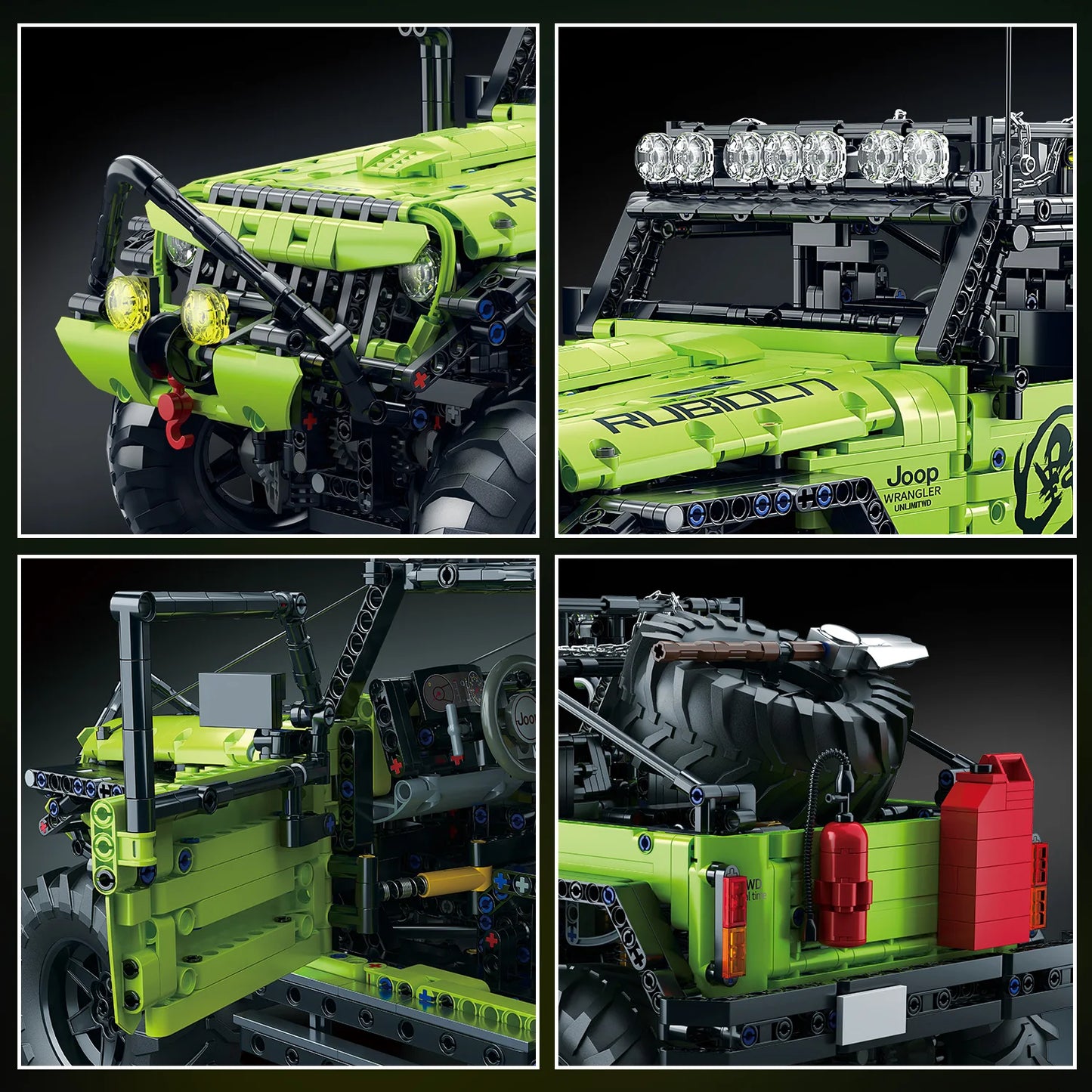 Building Blocks | 1:8 Scale | 2357 Pieces | 4x4 Off-Road Truck