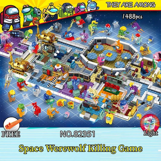 Space Werewolf Eliminator Building Blocks Set - Ghost Hunter Game - ToylandEU