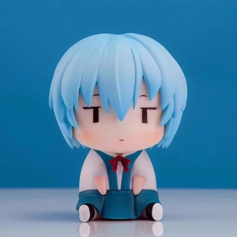 Evangelion Rei and Asuka Action Figures PVC Collectible