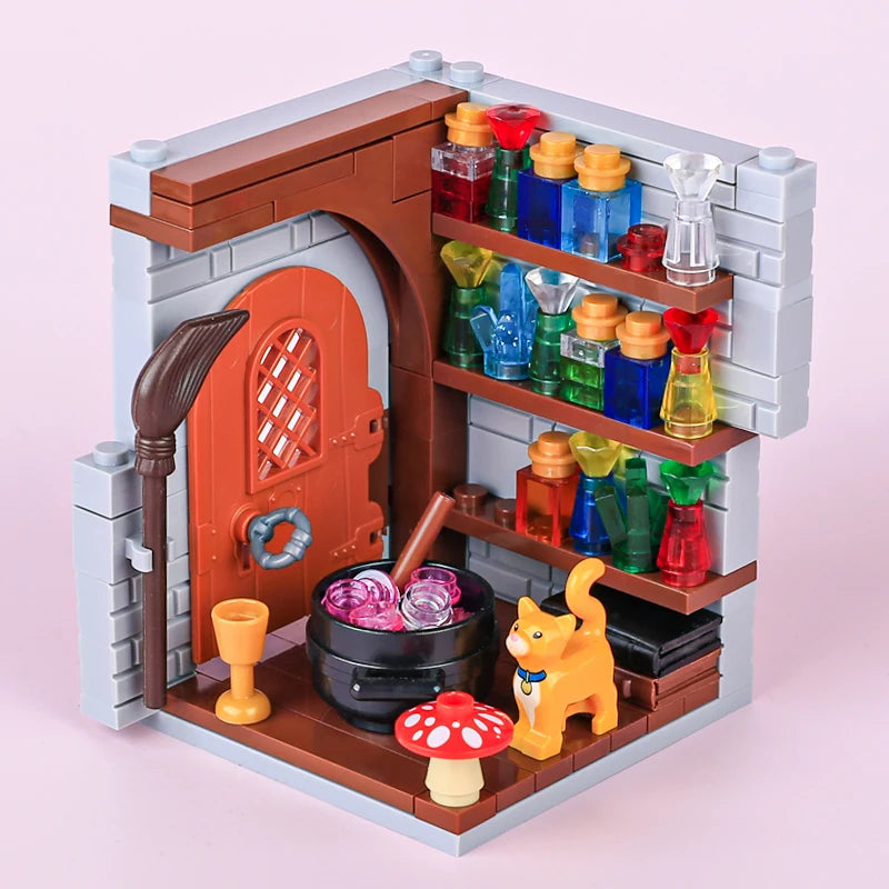 Building Blocks | Compatible With Lego | Medieval Furniture Set | For Kids