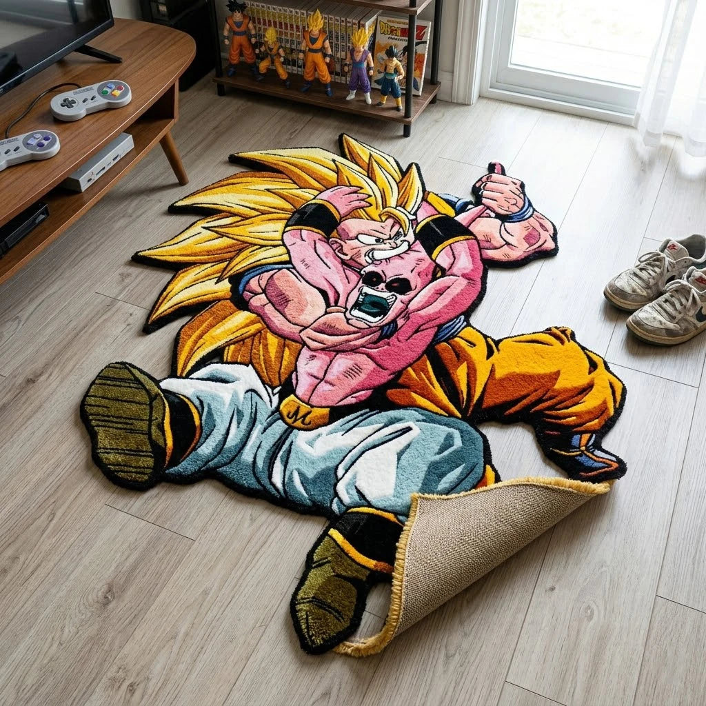 Area Rug Custom Anime | Diameter 50 To 150Cm | Cartoon Print | Kids Bedroom Mat