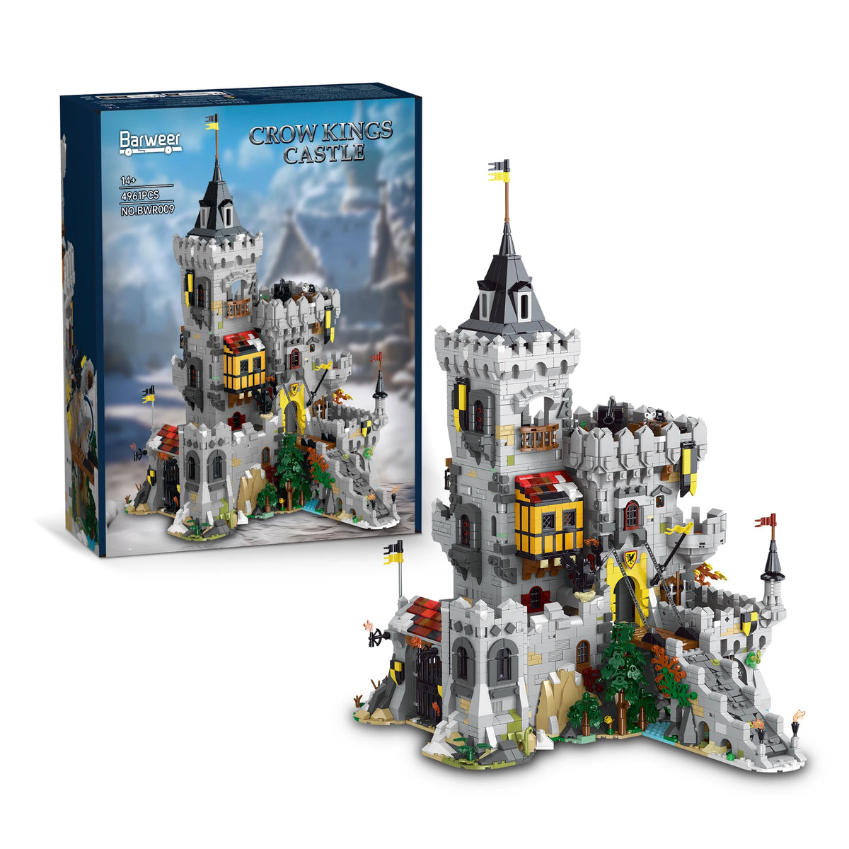Medieval Castle Building Blocks | 4961 Pcs | Compatible Bricks | Adult Model Kit