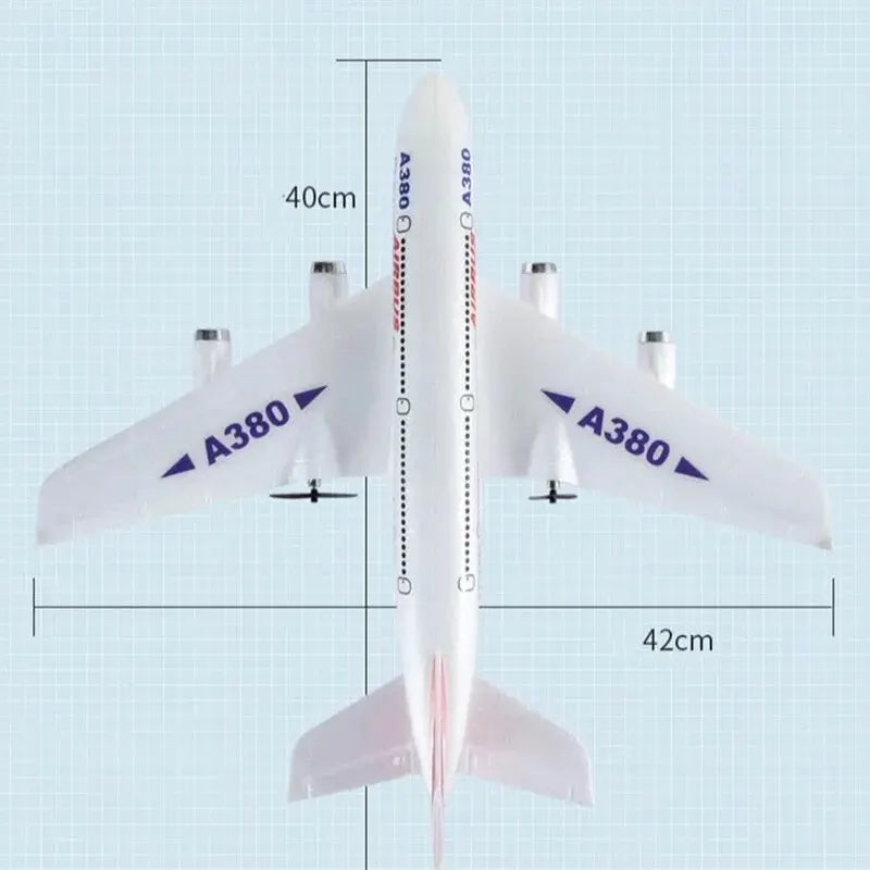 Airbus A380 RC Airplane 2.4G Fixed Wing Boeing 747 Remote Control - ToylandEU