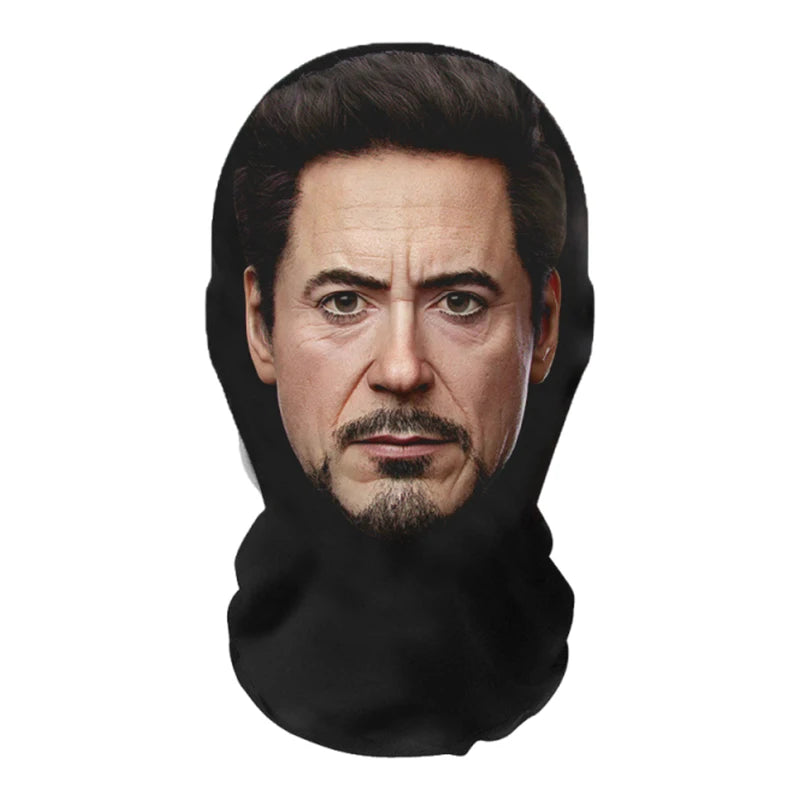 Cosplay Mask | 3D Printed Realistic Face | Stretch Mesh | One Size