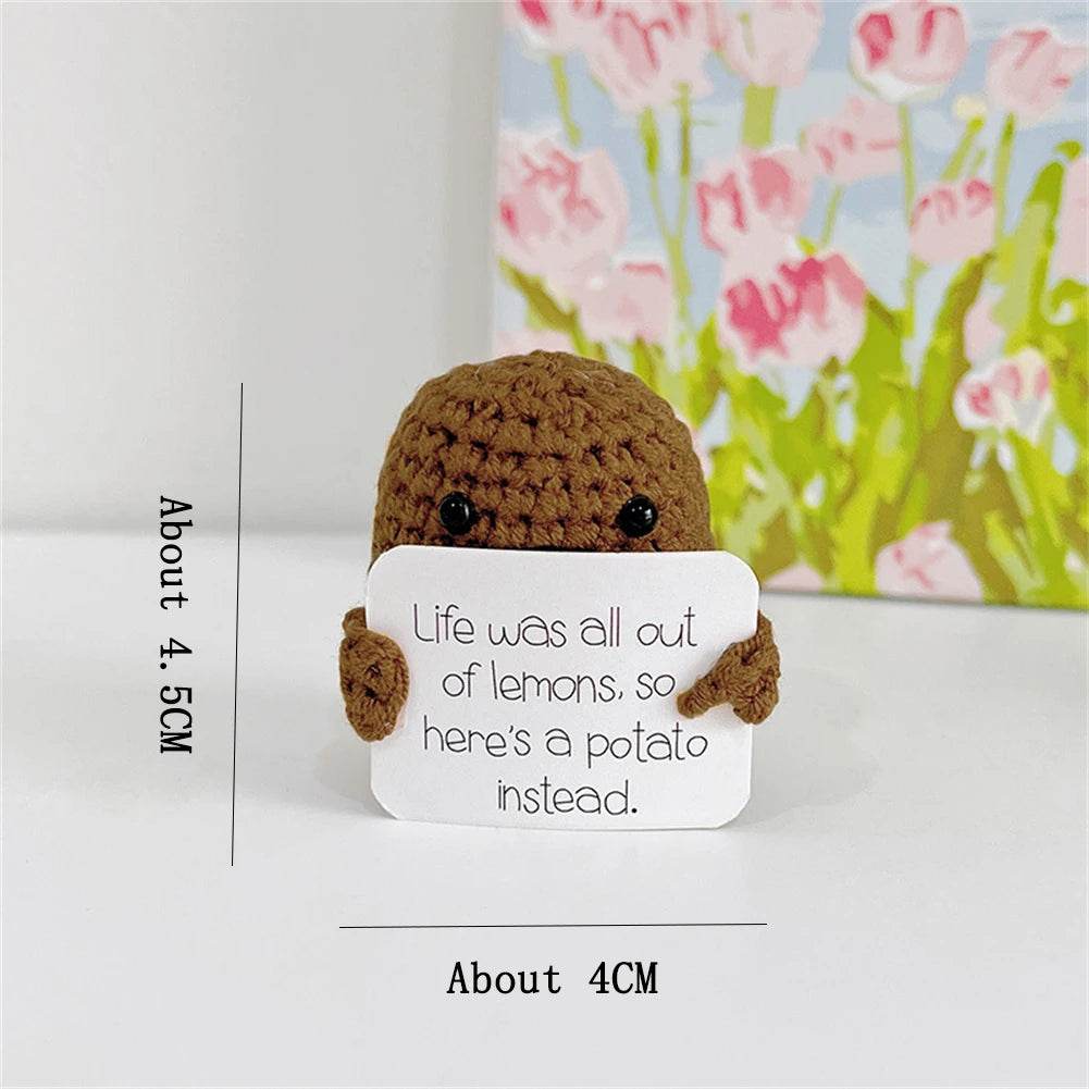 Positive Cute Potato Home Room Decor Mini Plush Doll - ToylandEU
