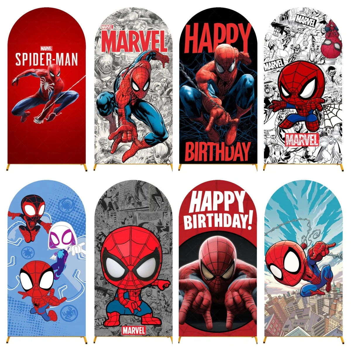 Photography Backdrop | SpiderMan Theme | Custom HD Print | Sizes