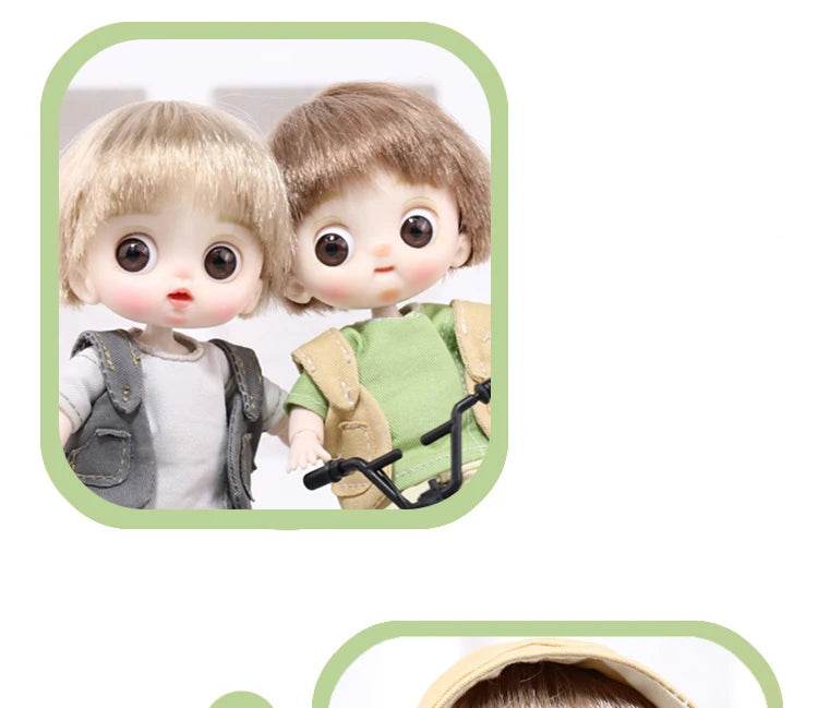 Ob11 Bjd Doll Boy Pig Face Piggy Ball-jointed Mini Doll Gift - ToylandEU