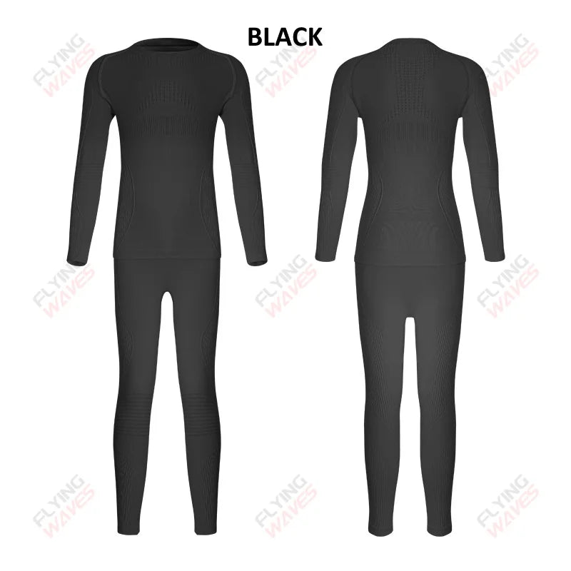 Kids Thermal Base Layer Set | Quick Drying | Sweat Wicking | S M L Sizes