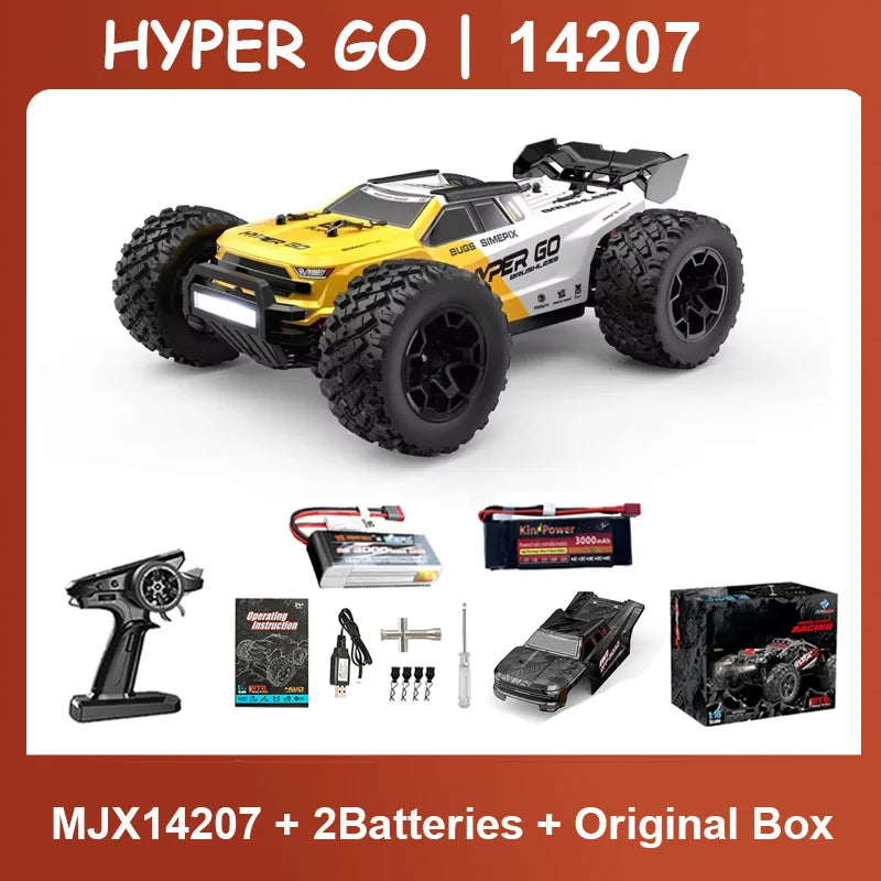 Hyper Go MJX 1/14 RC Car 4WD Brushless High-Speed Off-Road