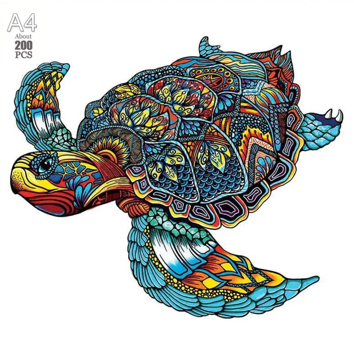 3D Wooden Animal Jigsaw Puzzle For All Ages Interactive Lion - ToylandEU