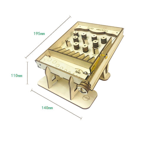 3D Pachinko Board Wood Puzzles Toys Table Mashine Assembly To Build ToylandEU.com Toyland EU